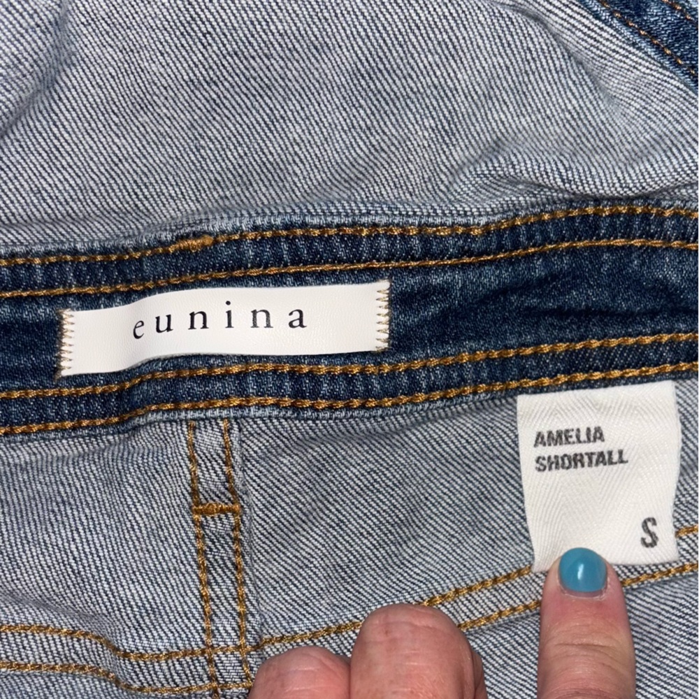 Eunina Light Blue Denim Shorts Size S Amelia Shortall - Picture 5 of 6